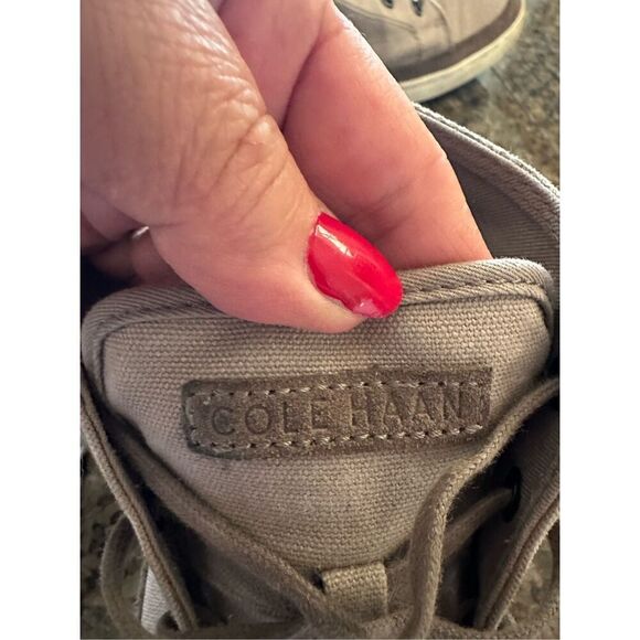 Cole Haan canvas high tops - Picture 6 of 9